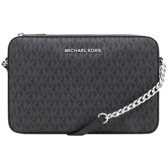 MICHAEL Michael Kors Handbags - Michael Kors Jet Set Black Crossbody Bag